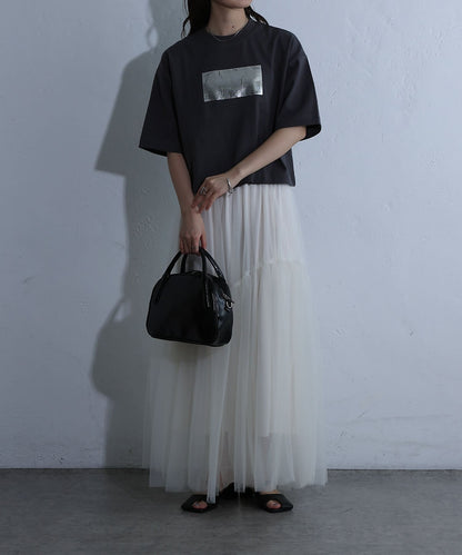 12/天竺箔印花T恤