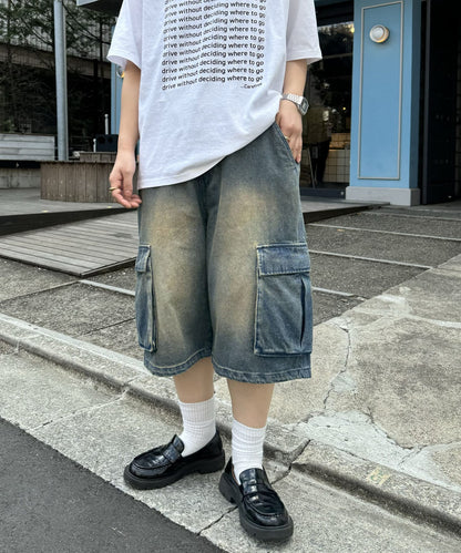 【UNISEX】半身貨物褲