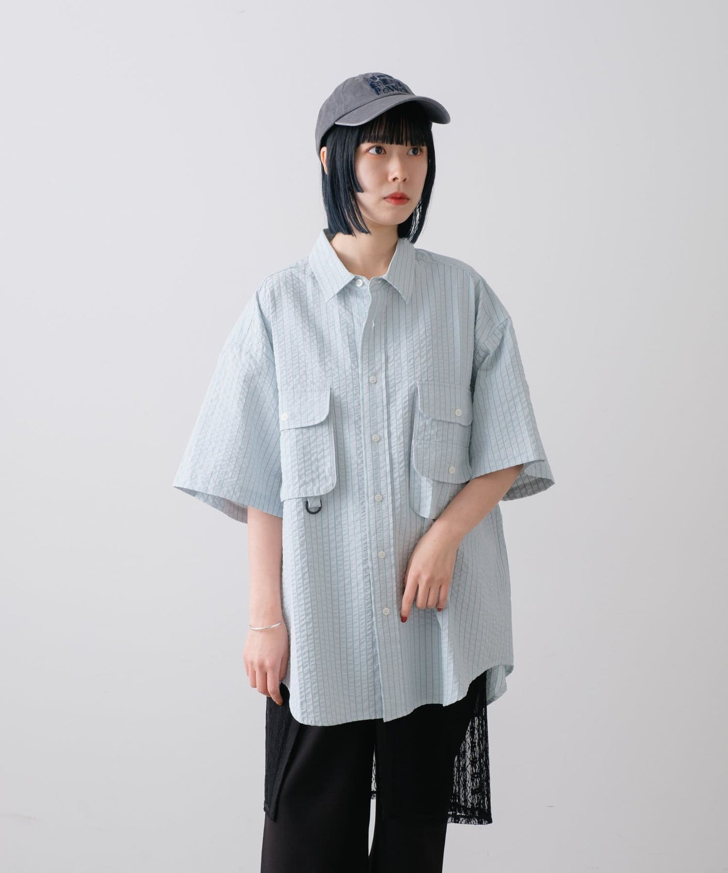 【WHIMSIC】短袖釣魚襯衫