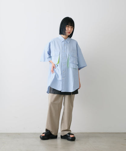 【WHIMSIC】短袖釣魚襯衫