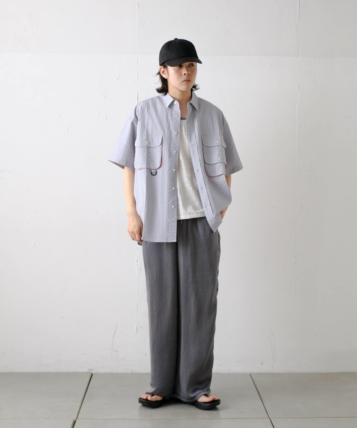【WHIMSIC】短袖釣魚襯衫