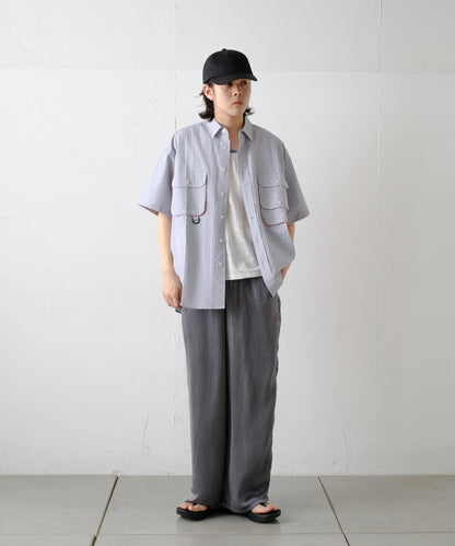 【WHIMSIC】短袖釣魚襯衫