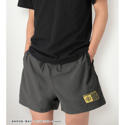 《鬼滅之刃》_我妻善逸 尼龍短褲(尺碼/M)