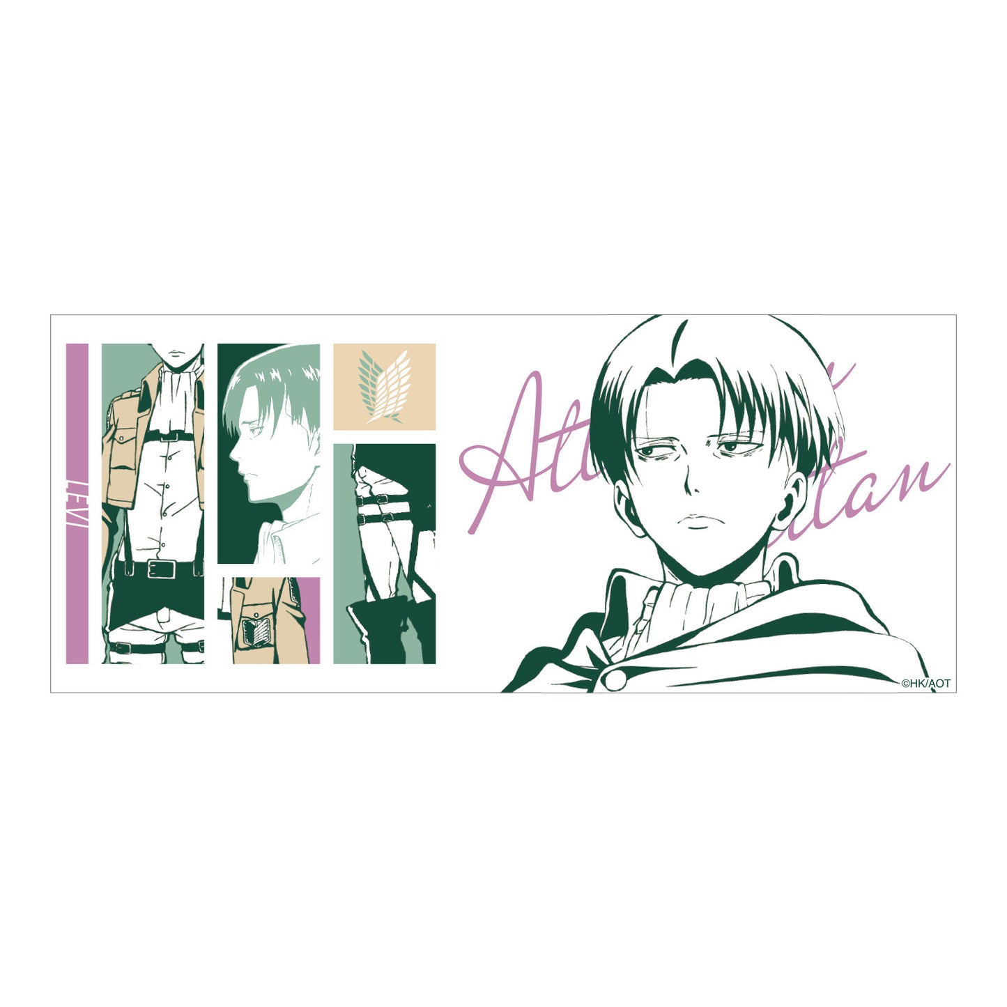 《進擊的巨人》-彩色馬克杯(利威)