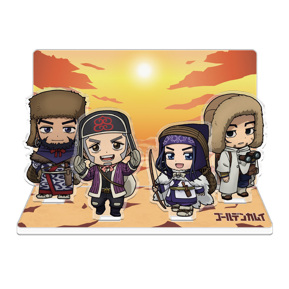 《黃金神威》_亞克力景觀模型B[阿修(裡)帕&白石&尾形&基羅蘭克]