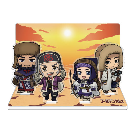 《黃金神威》_亞克力景觀模型B[阿修(裡)帕&白石&尾形&基羅蘭克]