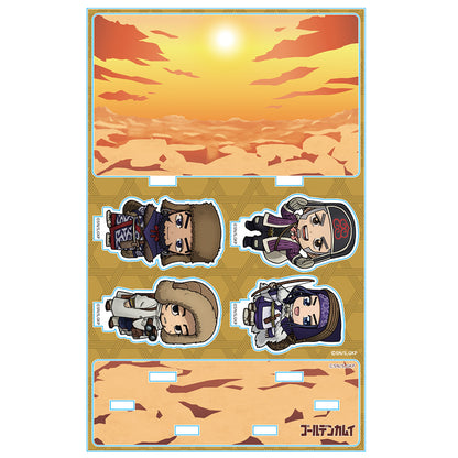 《黃金神威》_亞克力景觀模型B[阿修(裡)帕&白石&尾形&基羅蘭克]