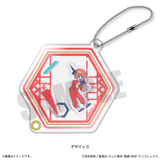 《銀魂》角色扭扭搖亞克力鑰匙扣 C 神楽