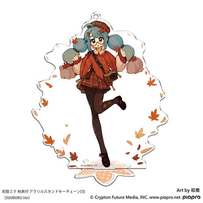 《初音未來》秋季旅行 亞克力立體鑰匙扣秋鹿Ver