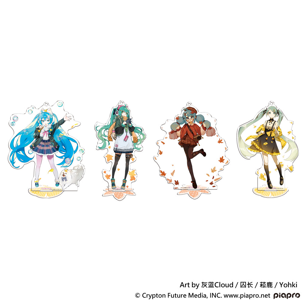 《初音未來》秋季旅行 亞克力立體鑰匙扣Yohki版