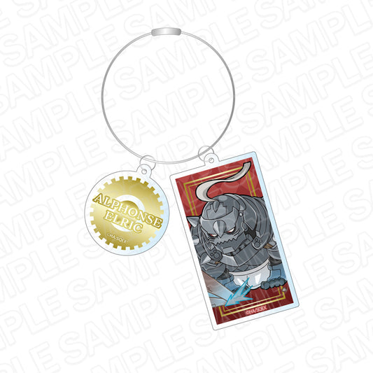 《鋼之鍊金術師》- 鋼製鑰匙扣 卡通形象 阿爾馮斯·艾爾利克