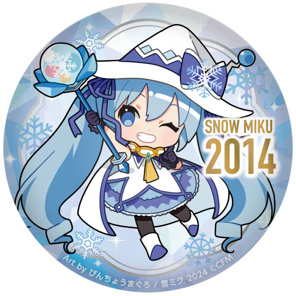 雪初音未來2024_軟軟罐章/15週年 紀念視覺 2014版。