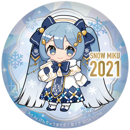 雪初音2024_軟軟罐徽章/15週年 紀念視覺 2021版。
