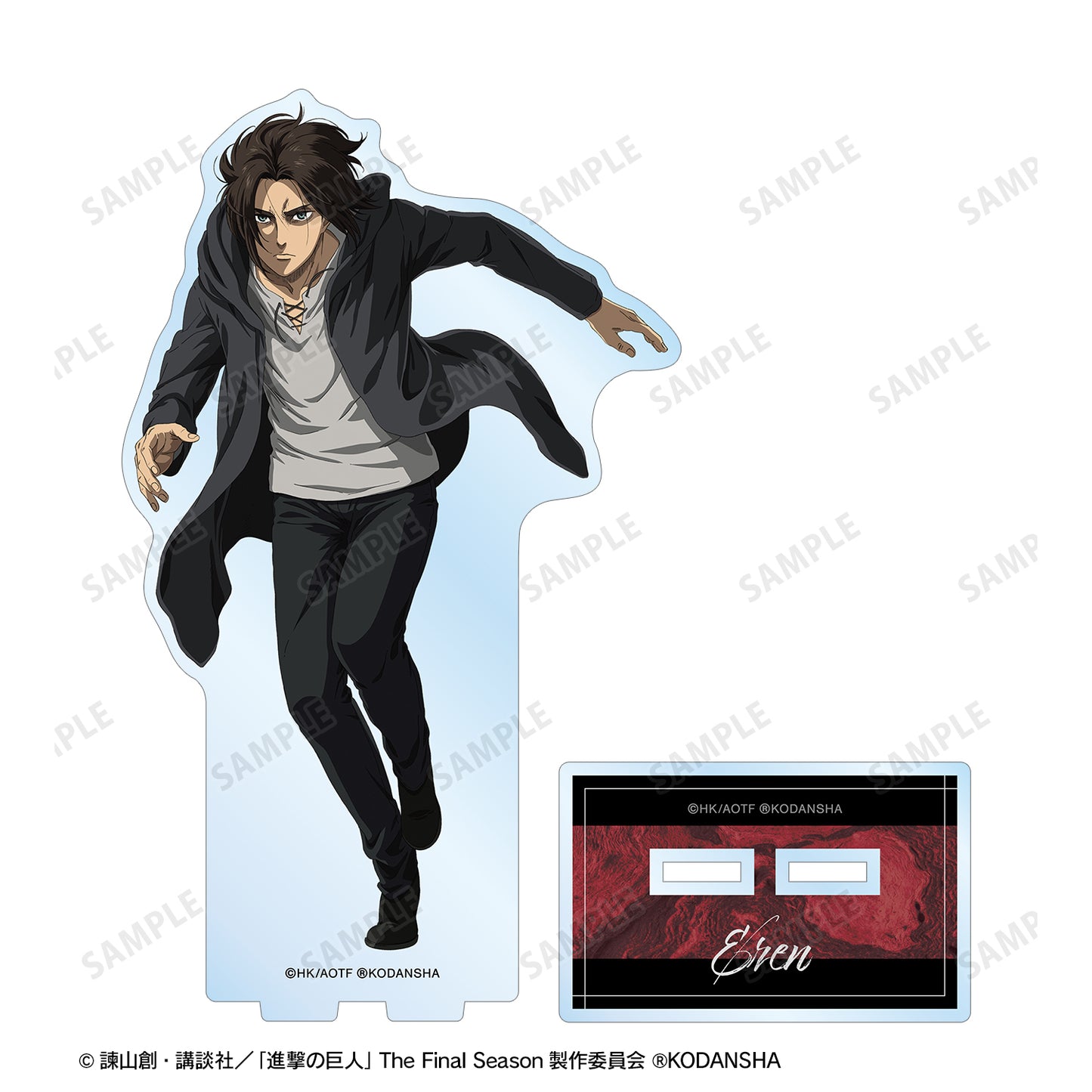 《進擊的巨人》埃倫 大號亞克力立牌 vol.3