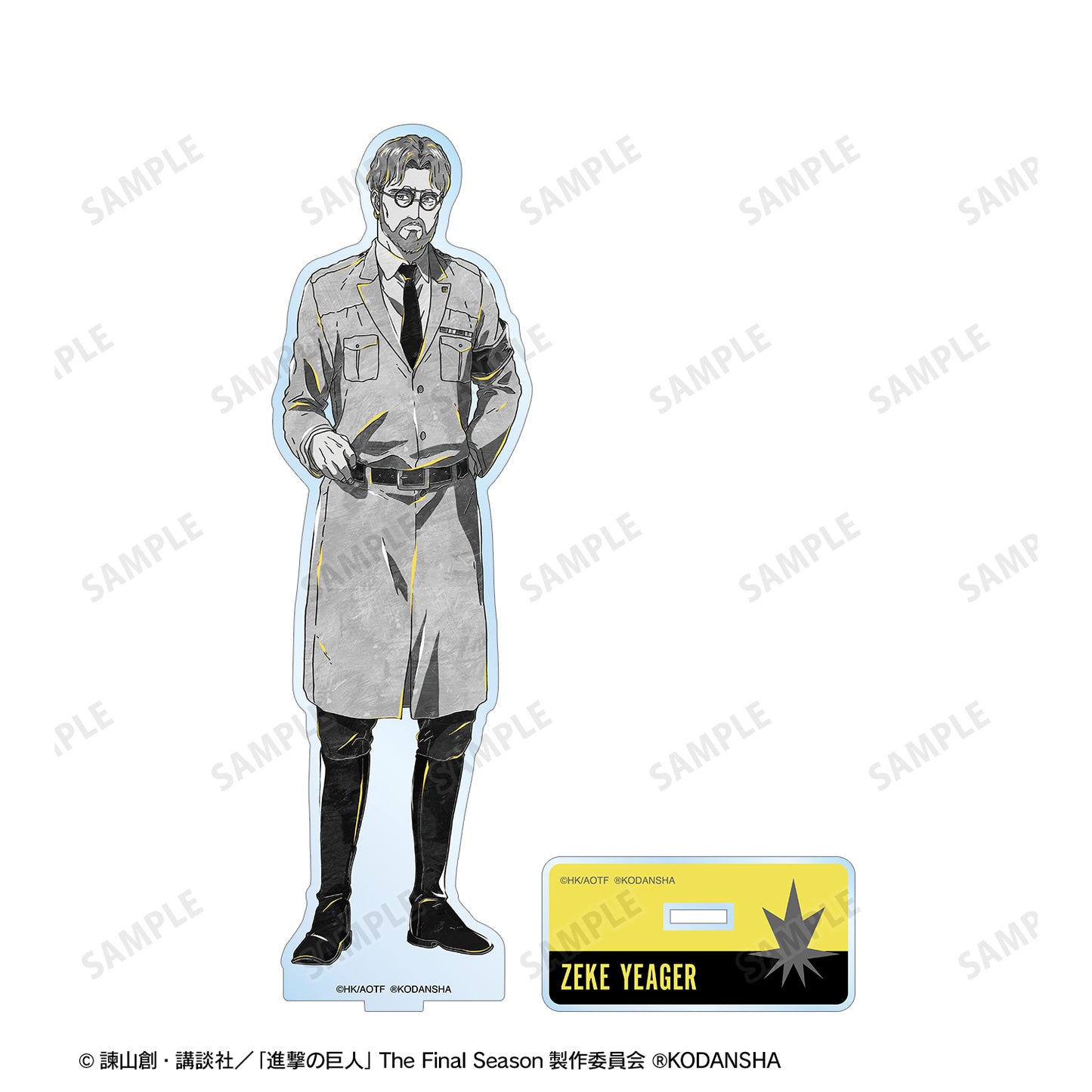 《進擊的巨人》_錫克 Ani-Art 黑標大號亞克力立牌