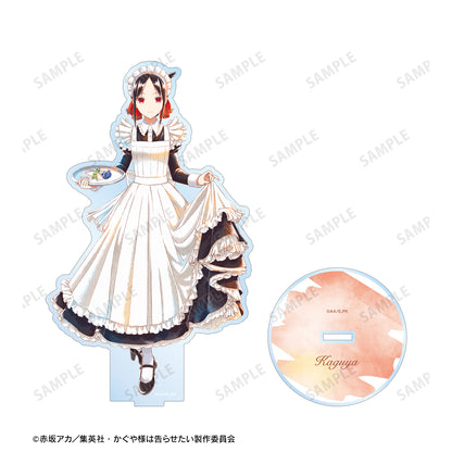 《輝夜大小姐想讓我告白》_描き下ろし插圖 四宮輝夜 女僕＆執事ver. Ani-Art 水色標籤 大號亞克力立牌