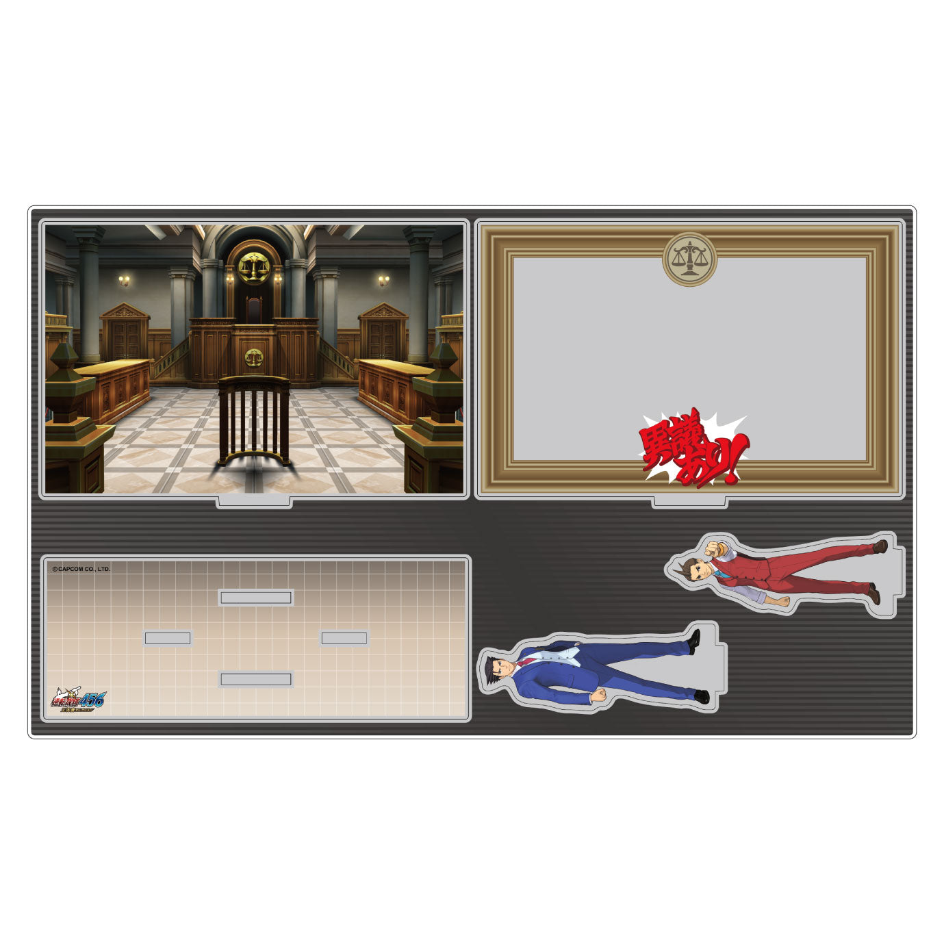 《逆轉裁判》456 王泥喜精選_場景亞克力立牌