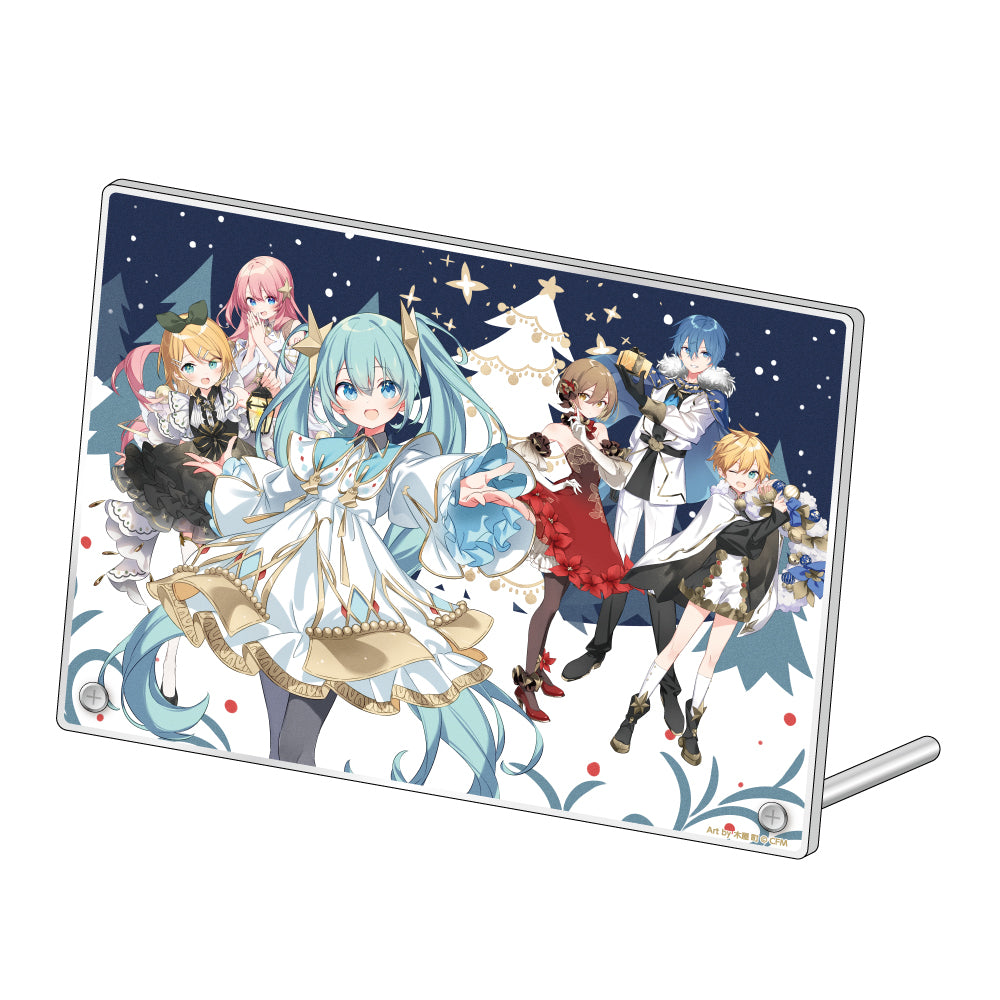 《初音未來》聖誕商店 2023_亞克力藝術展示架
