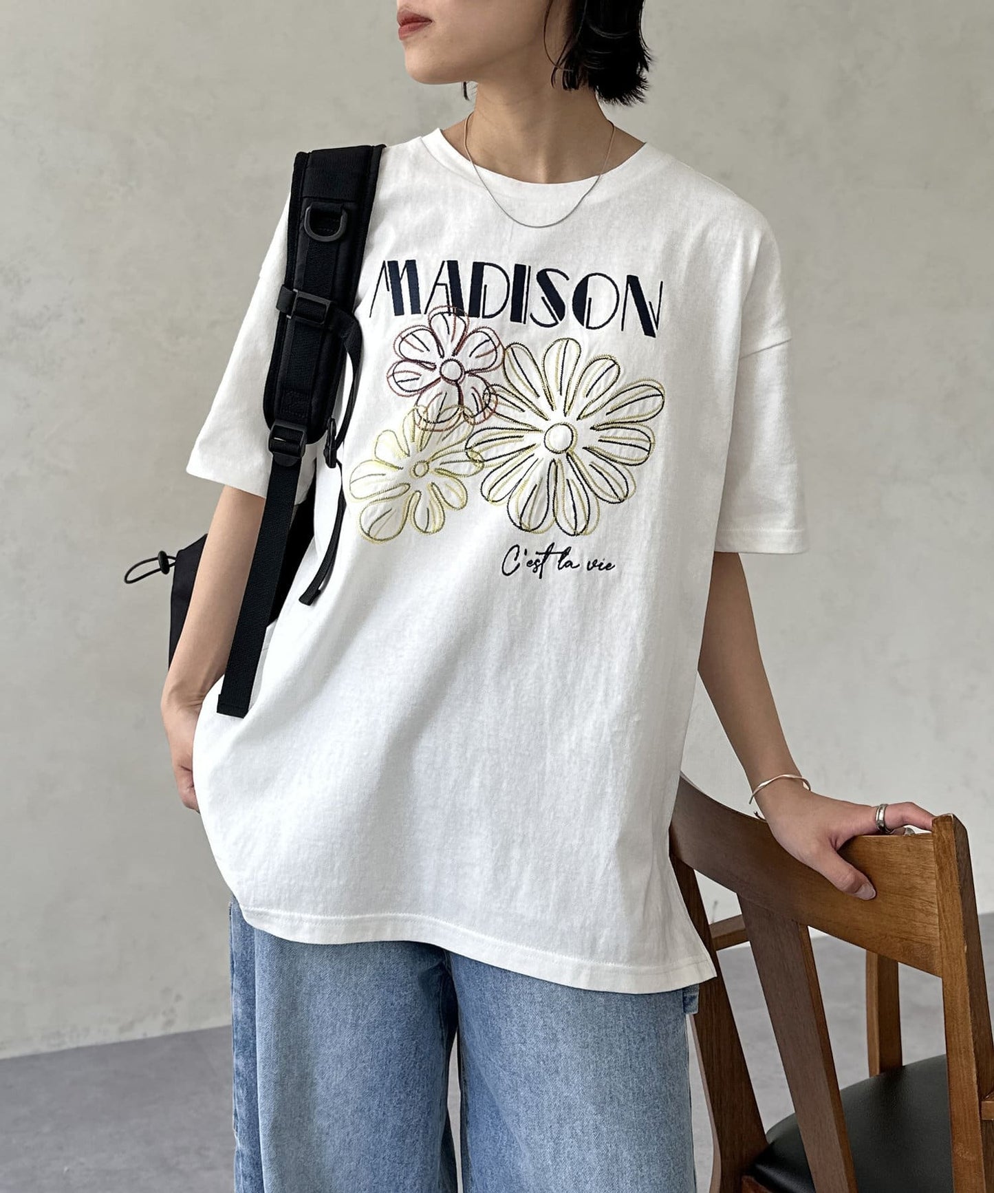 綜合刺繡T-shirt