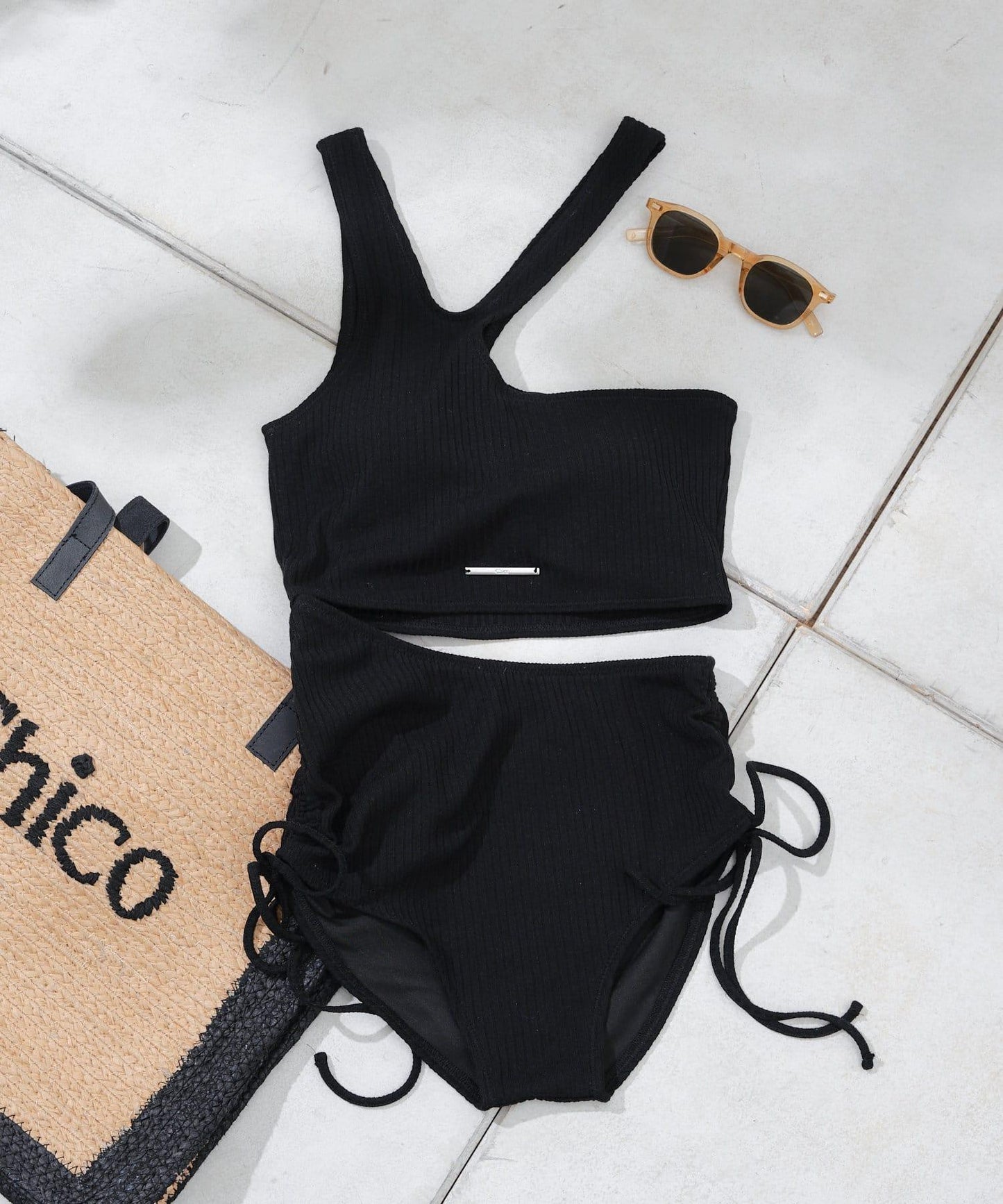 【Chico】設計背心連衣裙