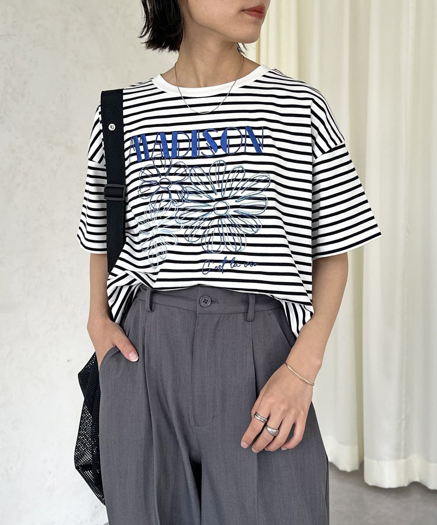 綜合刺繡T-shirt