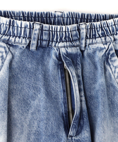 A.F ARTEFACT/VINTAGE TUCK BUGGY PANT/CRUSH