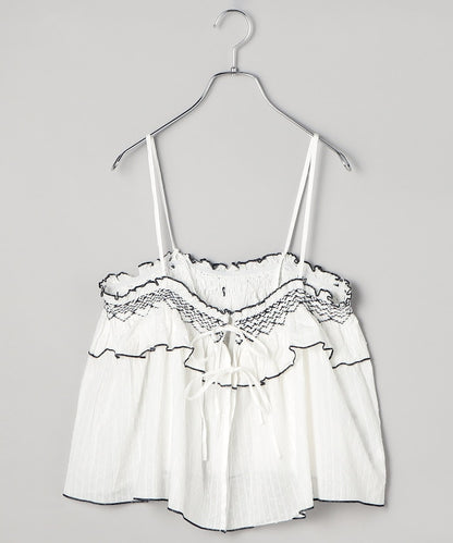 印度 荷葉邊吊帶背心