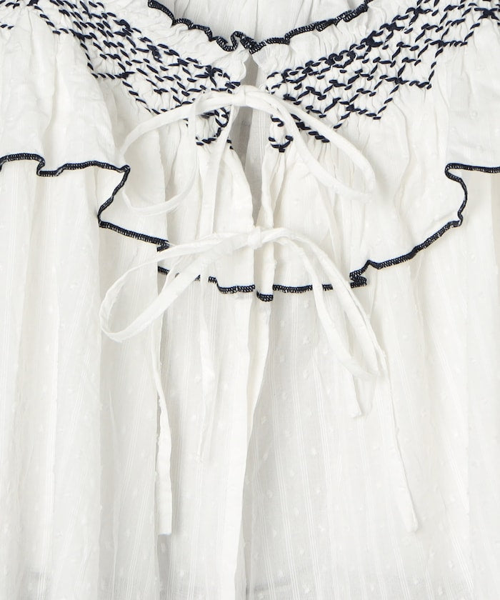 印度 荷葉邊吊帶背心