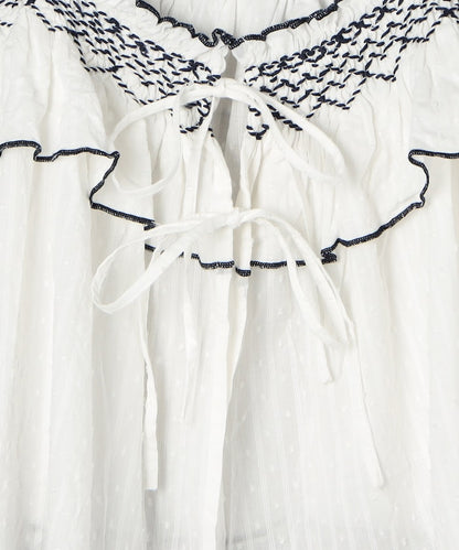 印度 荷葉邊吊帶背心