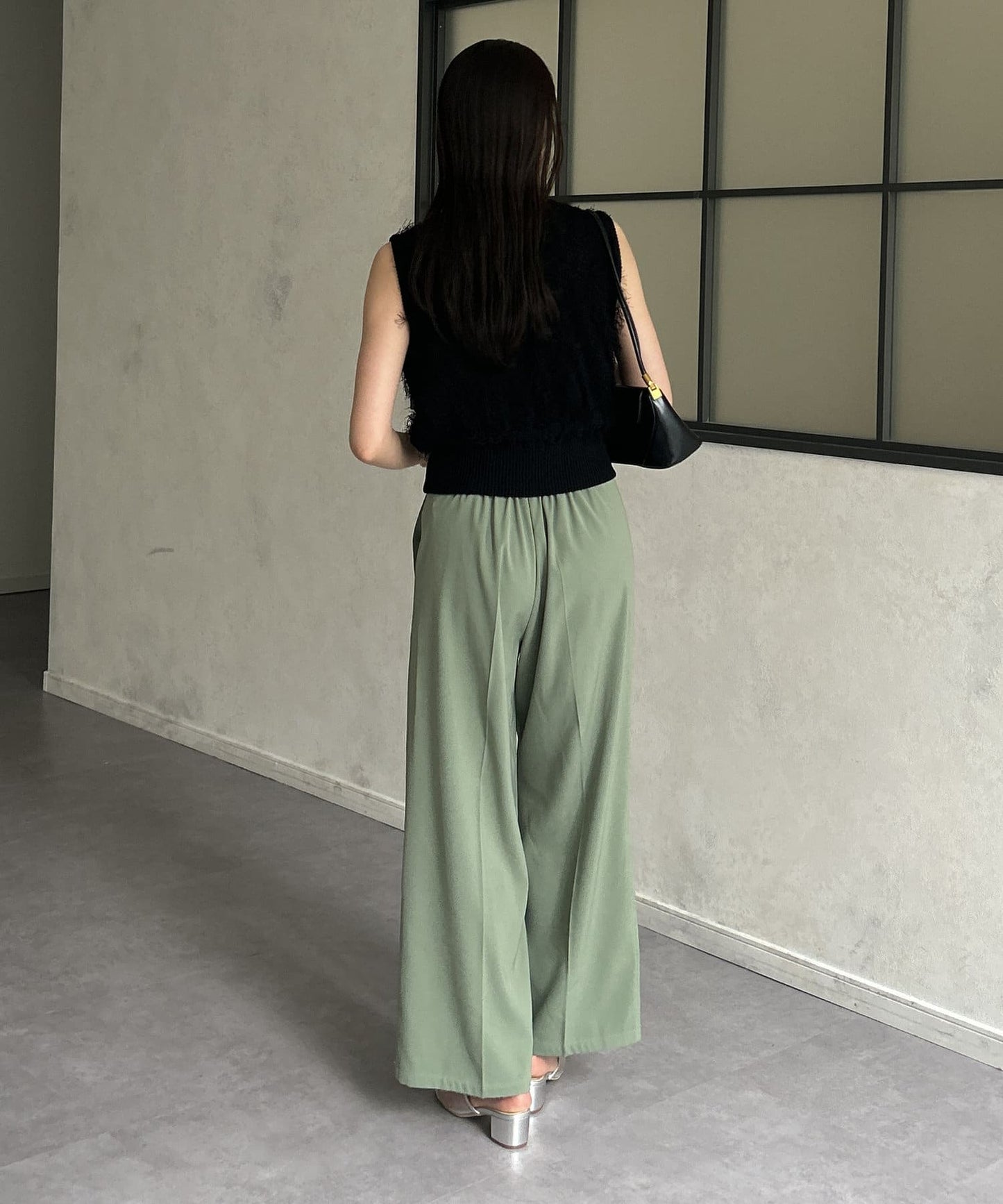 流蘇無袖針織衫