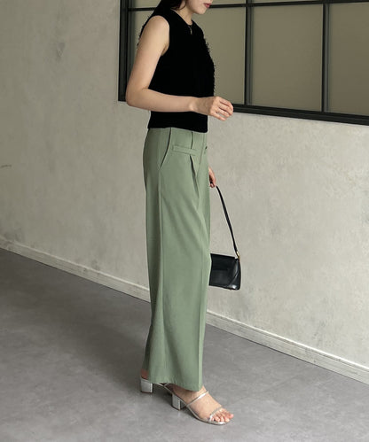 流蘇無袖針織衫