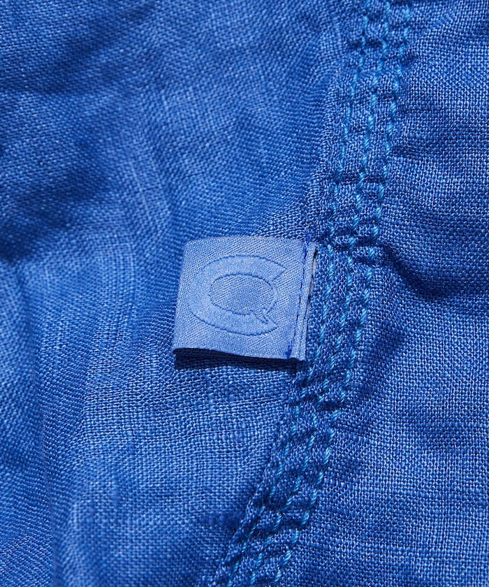 Linen Open Collar Shirt