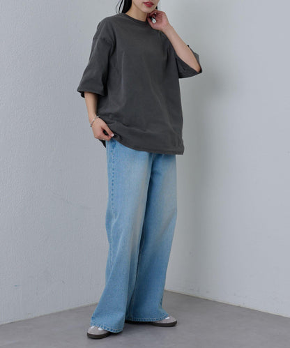 【套裝適用】寬鬆直筒牛仔褲