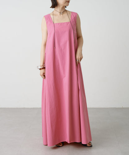 2WAY無袖方形連衣裙