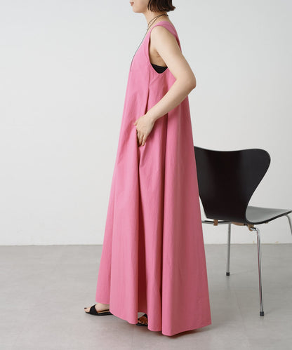 2WAY無袖方形連衣裙