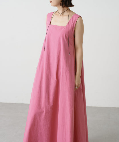 2WAY無袖方形連衣裙