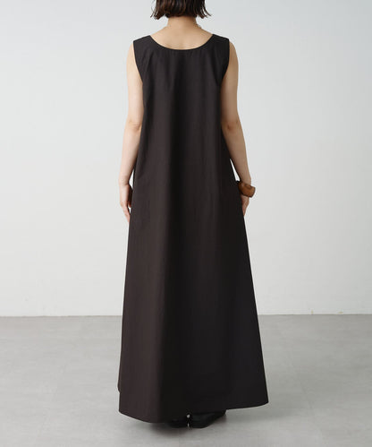 2WAY無袖方形連衣裙