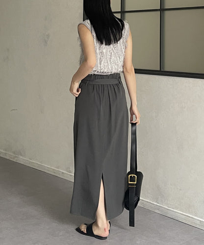 流蘇無袖針織衫