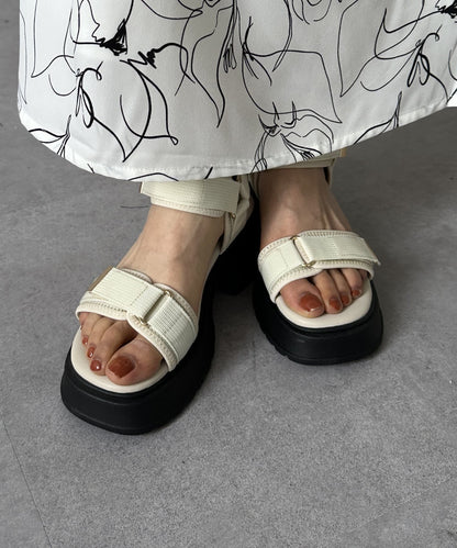 厚底魔術貼GLD涼鞋