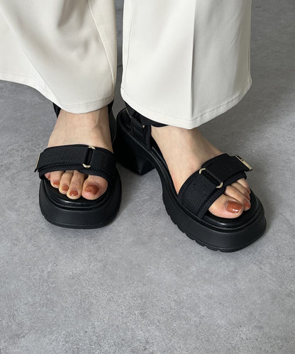 厚底魔術貼GLD涼鞋