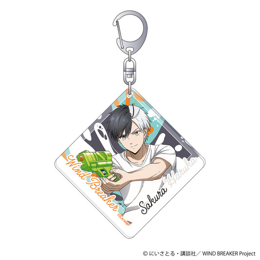 《防風少年》丙烯酸鑰匙扣/櫻花 遙