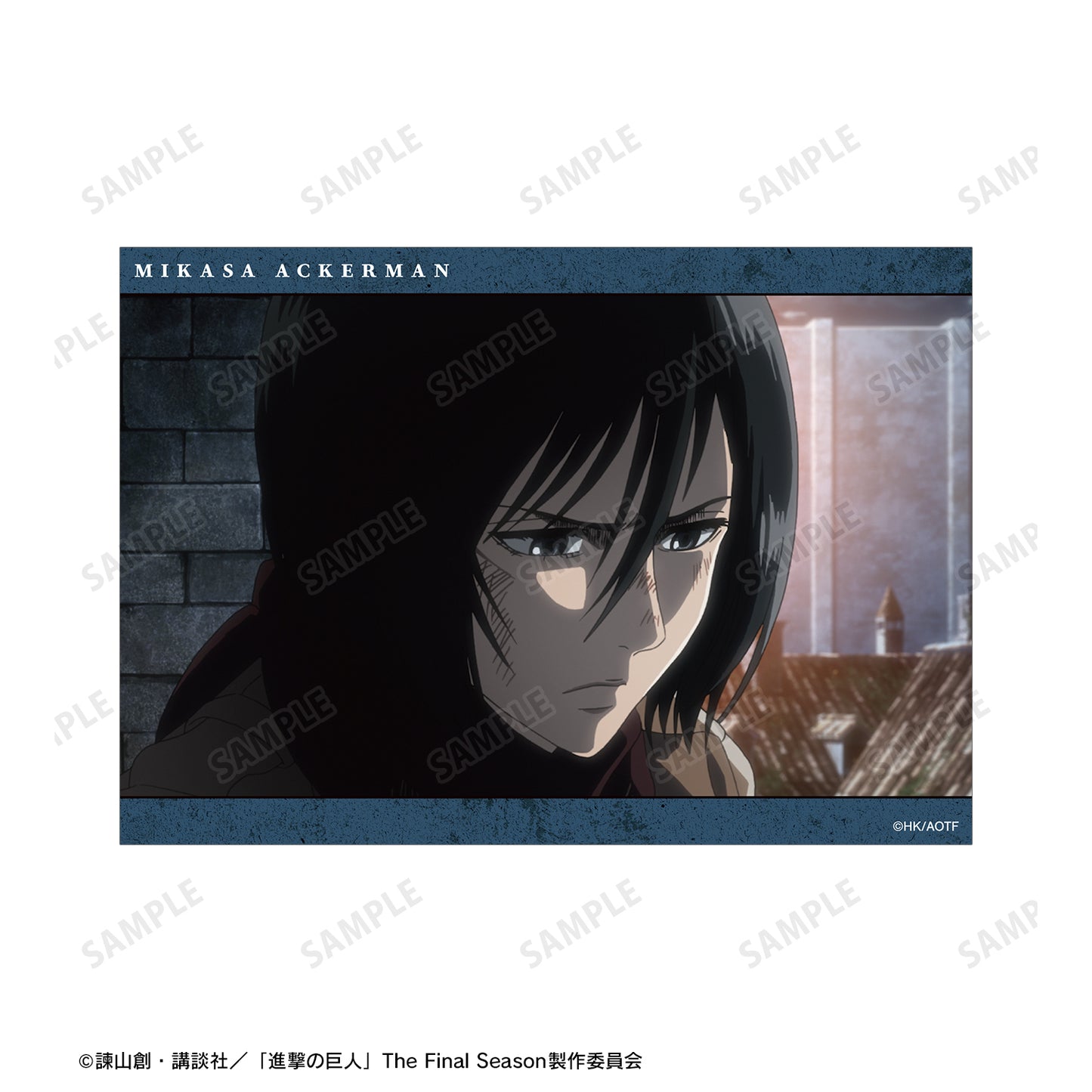 《進擊的巨人》 米卡莎 場景寫真明信片 3張套裝