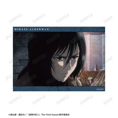 《進擊的巨人》 米卡莎 場景寫真明信片 3張套裝