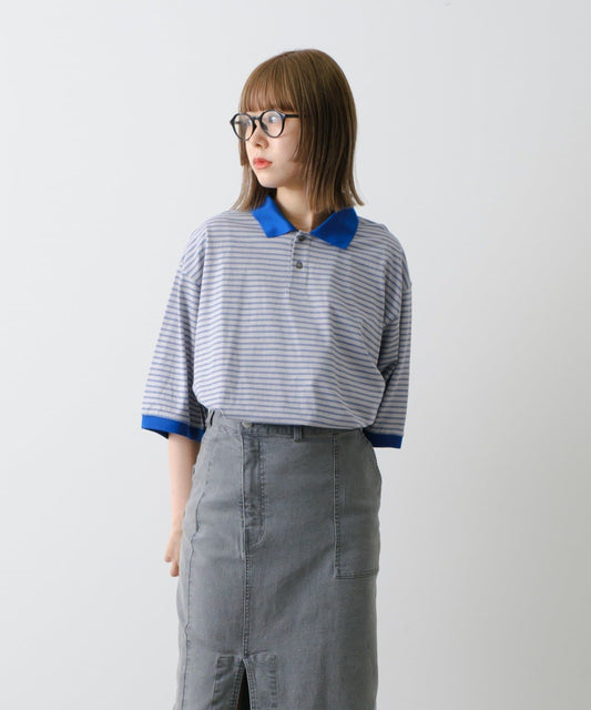【WHIMSIC】復古條紋Polo衫