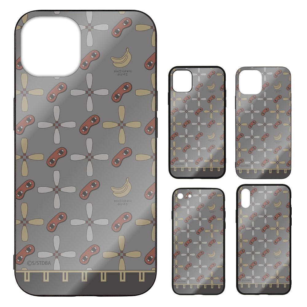 《銀魂》第13·14集共用 真選組總紋 強化玻璃iPhone手機殼