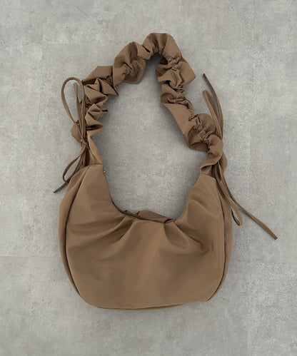 手柄收褶尼龍包