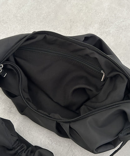 手柄收褶尼龍包