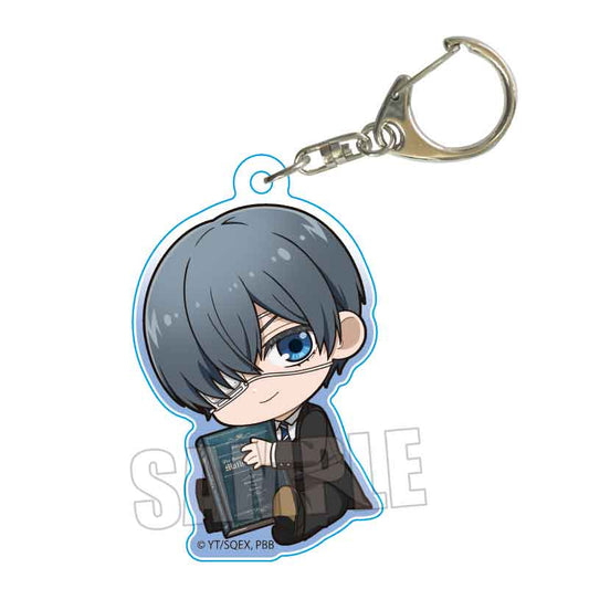 《黑執事》- 寄宿學校篇- 擠擠亞克力鑰匙扣/夏爾·馮蒂瑪海夫(教科書)