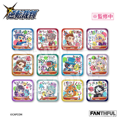 《逆轉裁判》系列_001_FANTHFUL FP010PWAA2024 罐頭徽章盲盒 【整箱/ 12個裝】