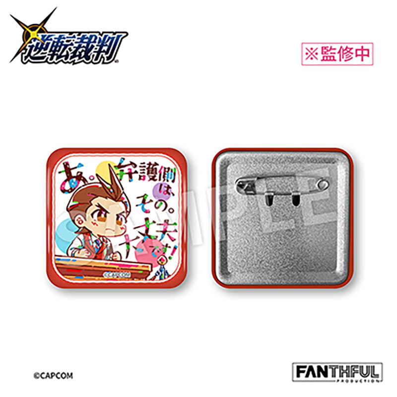 《逆轉裁判》系列_001_FANTHFUL FP010PWAA2024 罐頭徽章盲盒 【整箱/ 12個裝】